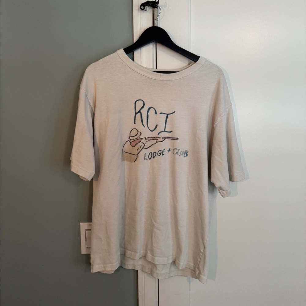 Reese Cooper Cream XXL T-Shirt